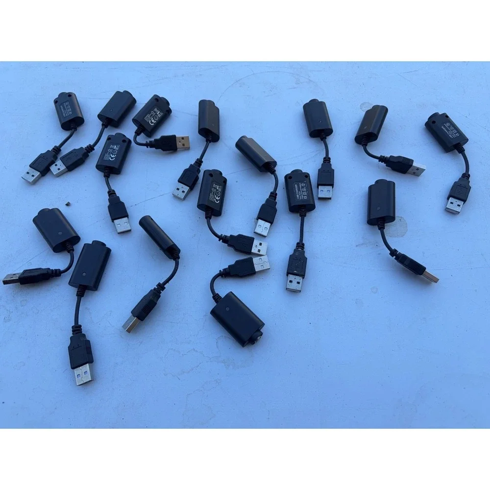 Ego USB Charger Input DC 5V 500mA Output DC 4.2V 420mA Short Cord - 1 Lot of 50